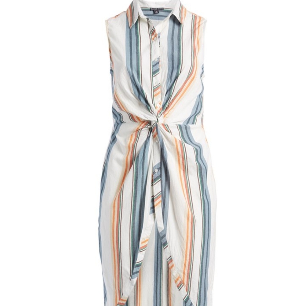Twist front dress